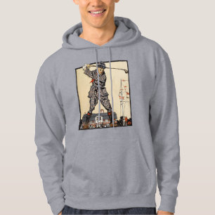 Golf Golfer Vintag antikes Golfspielen Hoodie