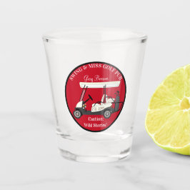 Golf Golfing Cart Shot Glass Trinkbehälter Schnapsglas