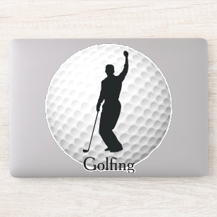 Golf Golfspielen Golf Ball Design Sticker