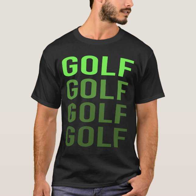 Golf Golfspielen T-Shirt (Vorderseite)