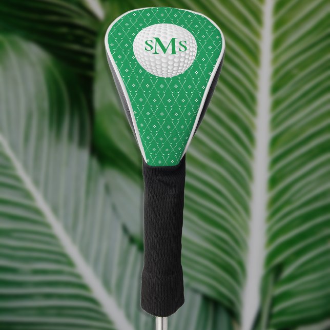 Golf Green 3 Initial Monogram Headcover (Von Creator hochgeladen)