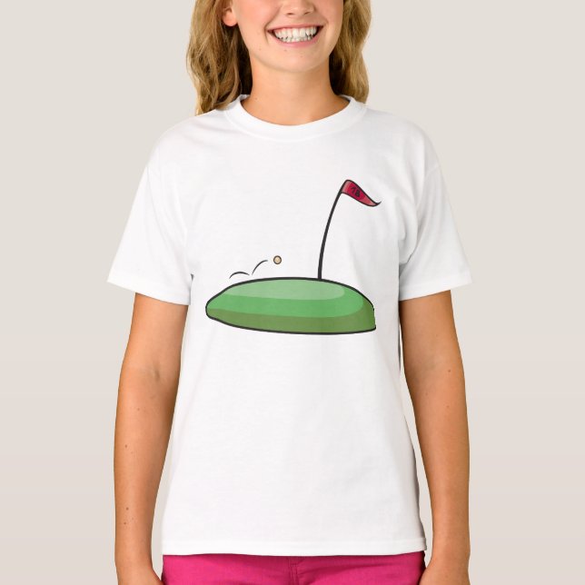 Golf Green Girls T - Shirt (Vorderseite)