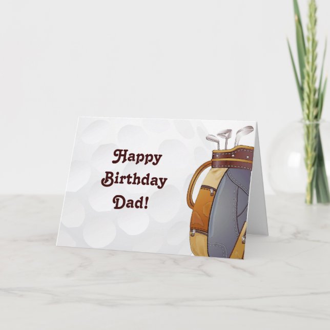 Golf Greetings Karte (Vorderseite)