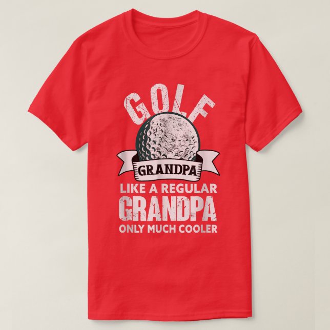 Golf Großvater Funny Golfspielen Golfer Großvater  T-Shirt (Design vorne)