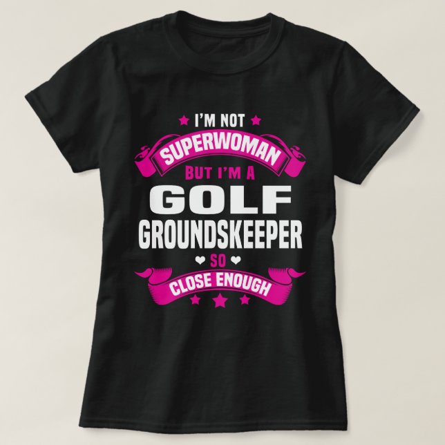 Golf Groundskeeper T-Shirt (Design vorne)