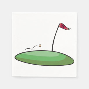 Golf Grünbuch Napkins Serviette
