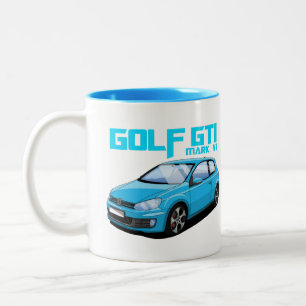 GOLF GTI MK6 ZWEIFARBIGE TASSE