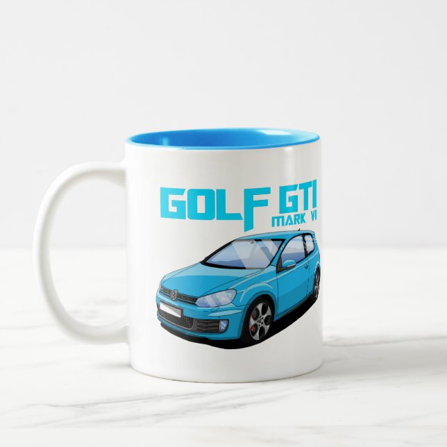 GOLF GTI MK6 ZWEIFARBIGE TASSE (Links)