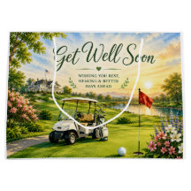 Golf Gute Besserung Wasserfarben für Golfer