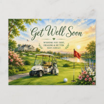Golf Gute Besserung Wasserfarben für Golfer