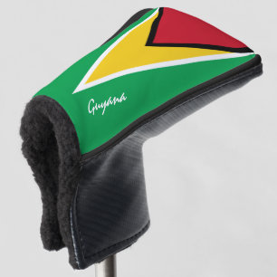 Golf Guyana & Guyana Flagge / Golf Clubs Abdeckung Headcover