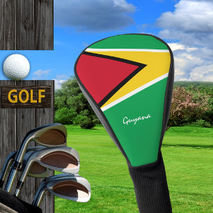 Golf Guyana & Guyana-Flagge /Golfschlägerbezüge Headcover