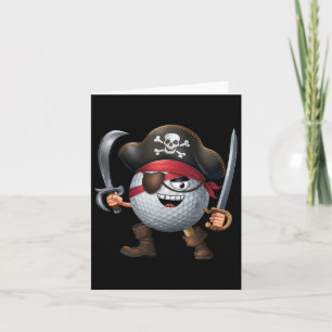 Golf Halloween Pirate Player Mens Womens Kids Pira Karte