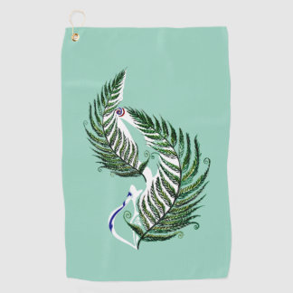 Golf Handtuch Aotearoa NZ Land Farn Design