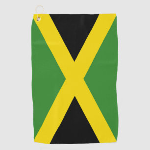 Golf Handtuch mit Flagge von Jamaika