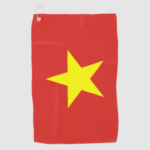 Golf Handtuch mit Flagge von Vietnam