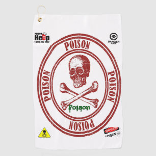 Golf Handtuch Totenkopf