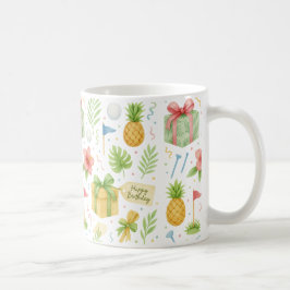Golf Hawaii thematisch für hawaiianische Geschenke Kaffeetasse