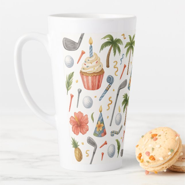 Golf Hawaii thematisch für hawaiianische Geschenke Milchtasse (Beispiel)