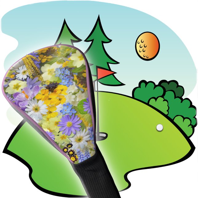 GOLF HEAD COVER - Blumengarten Blumendesign Golf Headcover (Von Creator hochgeladen)