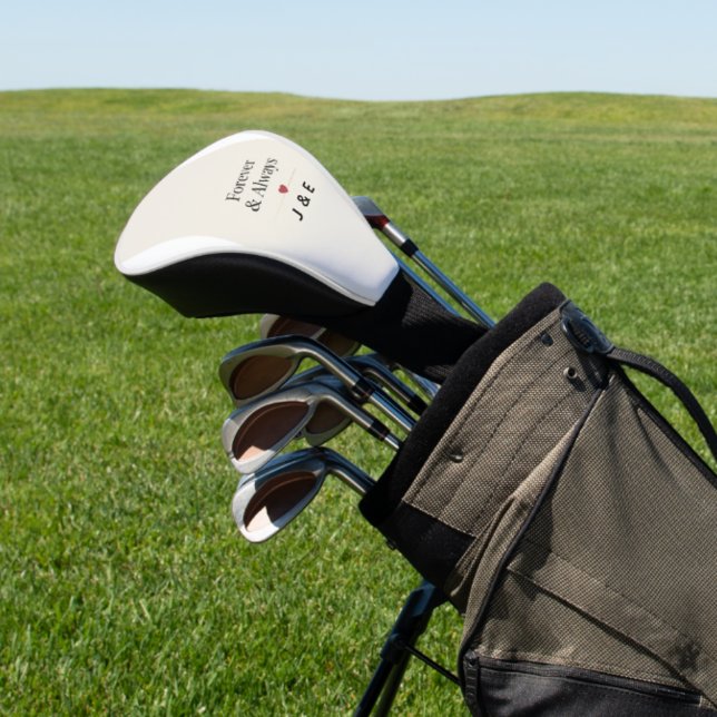 Golf Head Cover Forever & Always Romantic Custom I Golf Headcover (Von Creator hochgeladen)