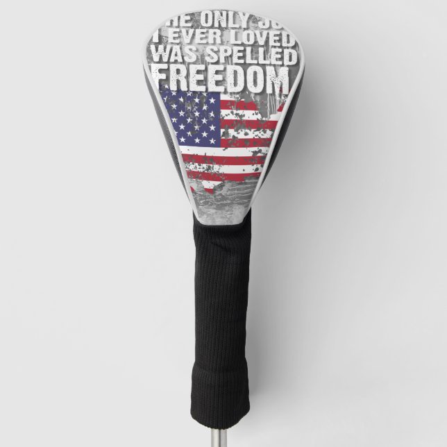 Golf Head Cover – Freedom Job Golf Headcover (Vorderseite)