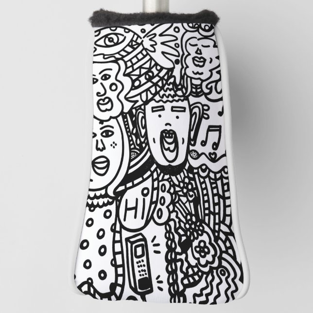 Golf Head Cover Headcover (Rotieren 90)