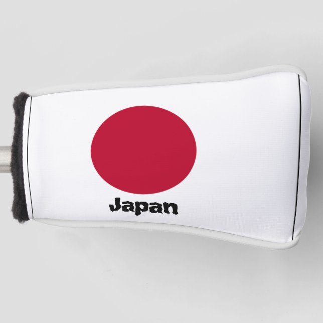 Golf Head Cover mit japanischer Flagge Headcover (Vorderseite)