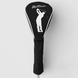 Golf Head Cover mit Monogramm "golfer Matthew" B&W Golf Headcover