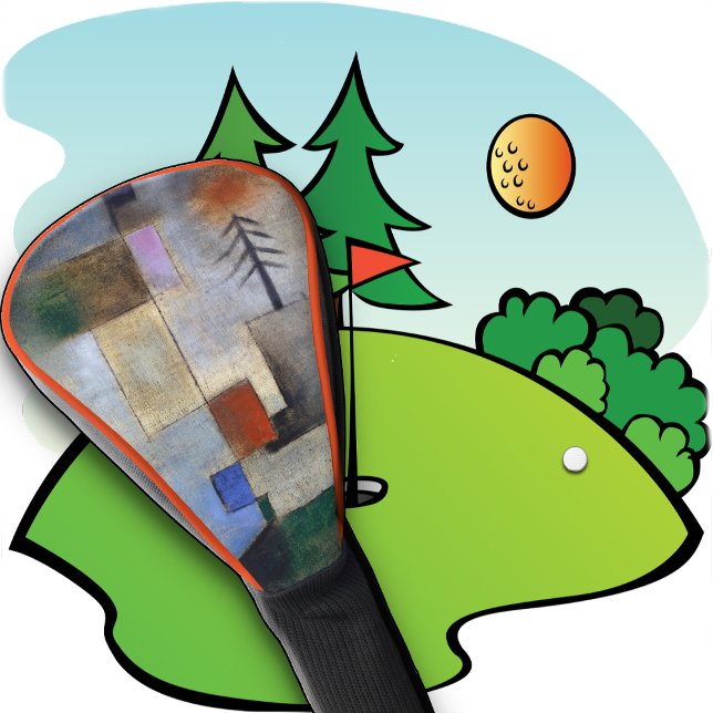 GOLF HEAD COVER - "Small Fir" von Paul Klee Headcover (Von Creator hochgeladen)