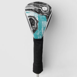 Golf Head Cover - Surface Current Abstract Flow  Golf Headcover