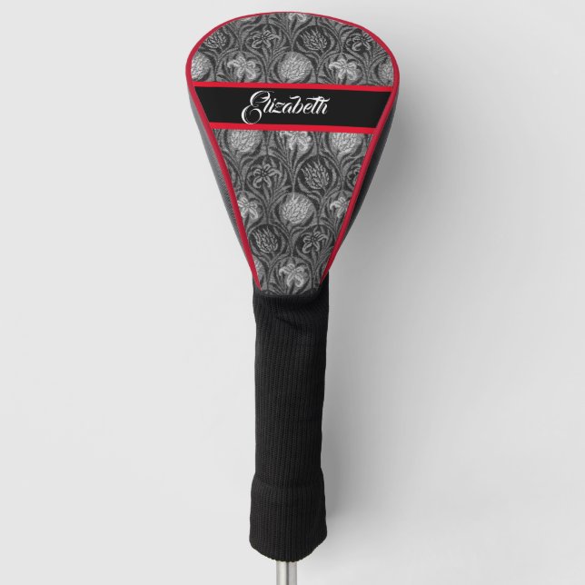 Golf Head Cover WILLIAM MORRIS DESIGN INDIVIDUELLE Headcover (Vorderseite)
