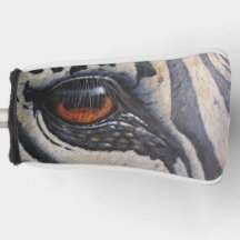 Golf Head Cover Zebra Eye