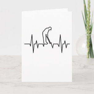 GOLF HEARTBEAT Golfing Clothes Women Men Kids Karte