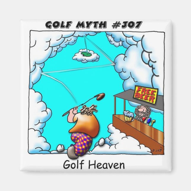 Golf Heaven Magnet (Vorne)
