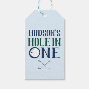 Golf Hole am ersten Geburtstag Geschenkanhänger