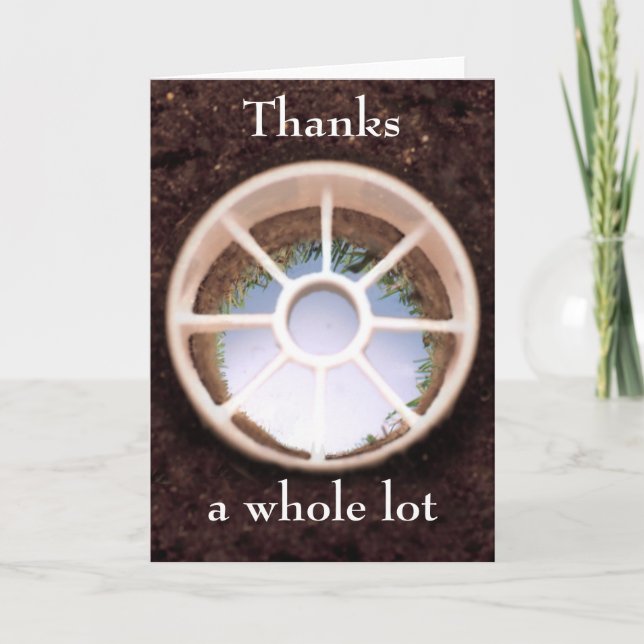 Golf Hole Dankeskarte (Vorderseite)