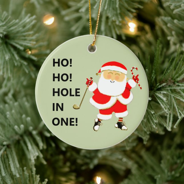 Golf Hole-in-one-Collectible Keramik Ornament (Baum)