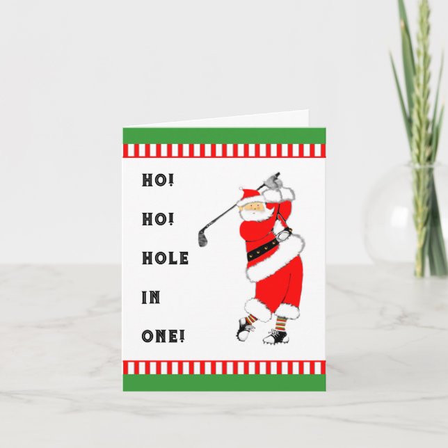 Golf Hole zu Weihnachten (Vorderseite)