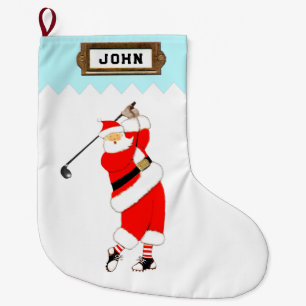 Golf Holiday Geschenk Großer Weihnachtsstrumpf