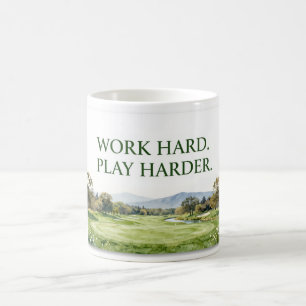 Golf Home-Dekor-Kollektion Premium-Aquarell Kaffeetasse