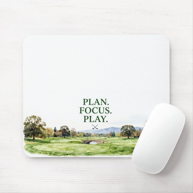 Golf Home-Dekor-Kollektion | Premium  Mousepad (Mit Mouse)