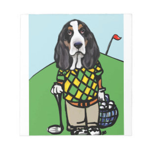 GOLF HOUND NOTIZBLOCK