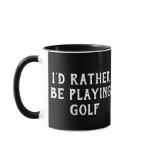 GOLF ICH WÜRDE GERADE GOLF SPIELEN
