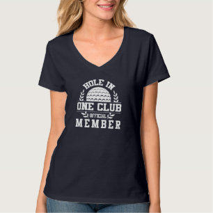 Golf im Ein Loch in einem Loch Golfplatz T-Shirt