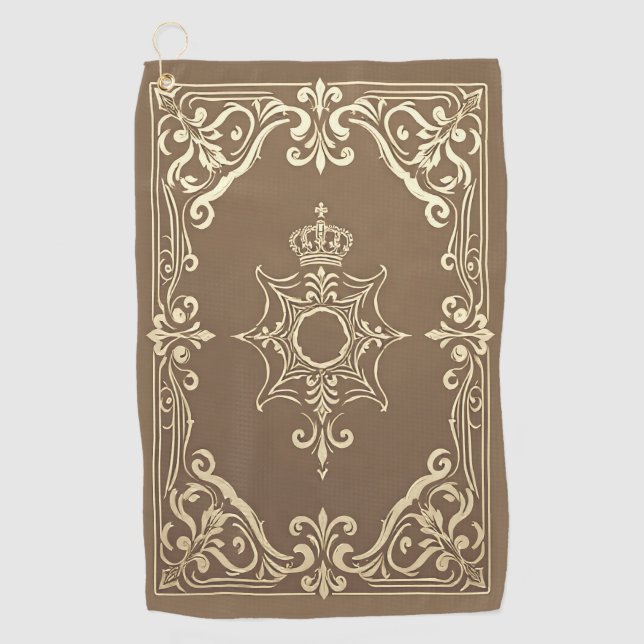 Golf im Stil 2 Golfhandtuch (Vorderseite)