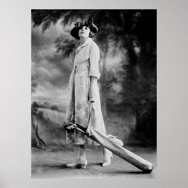Golf im Stil der 1920er Jahre Poster (Vorne)