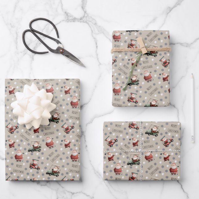 Golf im Tessin Geschenkpapier Set (Vorderseite)