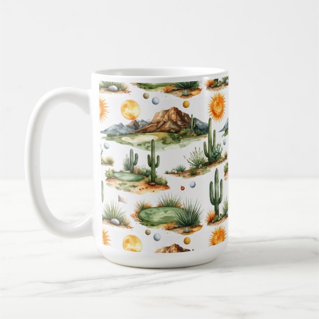 Golf  in Arizona Kaffeetasse (Links)