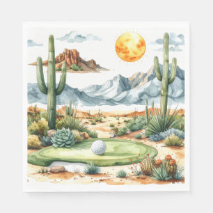 Golf in Arizona Servietten